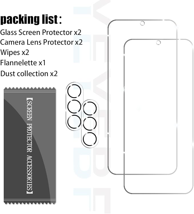 Screen Protector for Samsung Galaxy S24 FE, Tempered Glass for Galaxy S24 FE & - Image 7