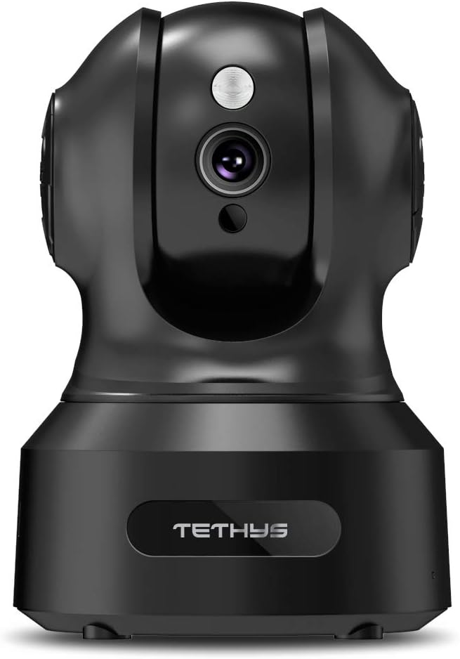 TETHYS Wireless Security Camera 1080P Indoor Pan/Tilt WiFi Smart IP Camera Dome by TETHYS