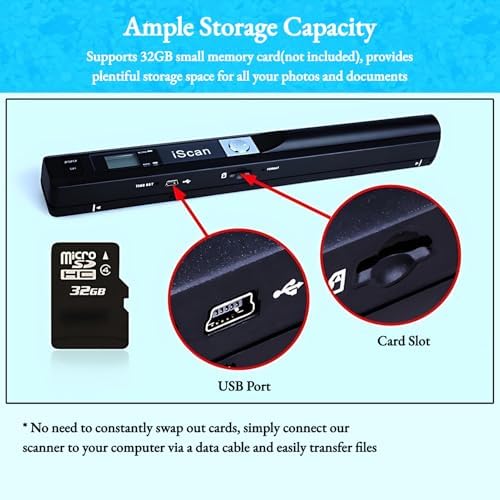 Portable Document Scanner, 900DPI Resolution - Image 4