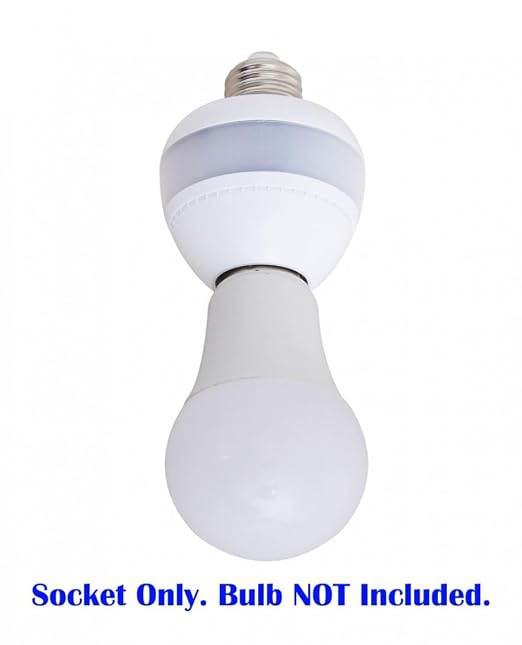 eLEDing Motion Sensor Retrofit Light Socket Adapter – Radar Motion Screw Base - Image 5