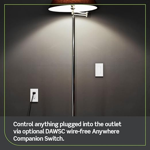 Leviton Decora Smart Outlet, Tamper-Resistant 15A, Wi-Fi 2nd Gen, Works - Image 5