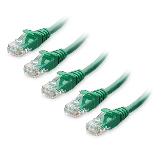 Cable Matters 10Gbps 5-Pack Snagless Cat 6 Ethernet Cable - 10ft by CableMatters