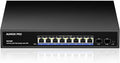 Upgrade 10 Port 2.5G PoE Switch, AUMOX PRO 8 Port 2.5G Network Unmanaged Switch by AUMOXPRO