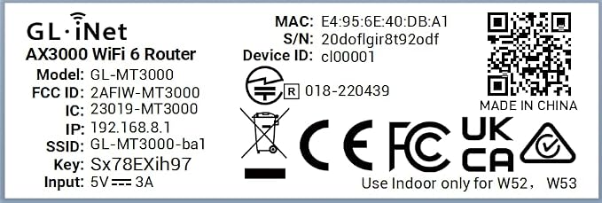 GL.iNet GL-MT3000 Portable Travel Router, Pocket Wi-Fi 6 Wireless 2.5G Router - Image 7