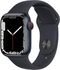 Apple Watch Series 7 GPS + Cellular, 45mm Midnight Aluminum Case by Amazon+Renewed