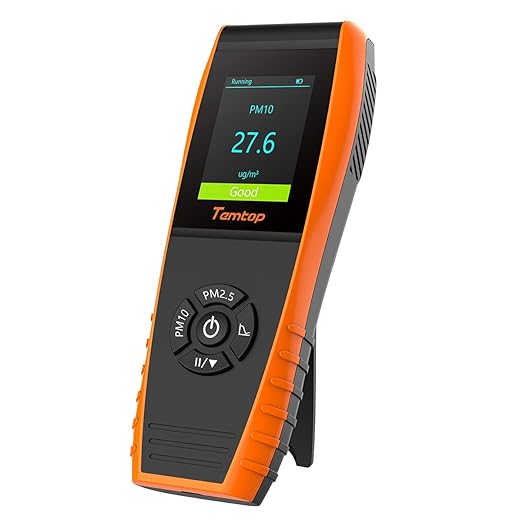 Temtop PM2.5 Monitor P600, Essential Air Particle Meter PM2.5 PM10 Air Quality by Temtop