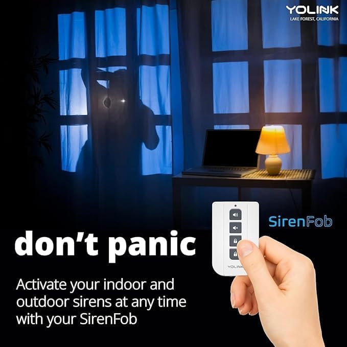 Outdoor Alarm Controller 2 and SirenFob Kit, Battery-Powered Siren/Alarm/Relay - Image 3