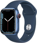 Apple Watch Series 7 Blue Aluminum Case by Amazon+Renewed