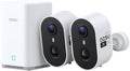 aosu Security Cameras Wireless Outdoor Home System, True 2K HD, Color Night by AOSUSecurityOffical