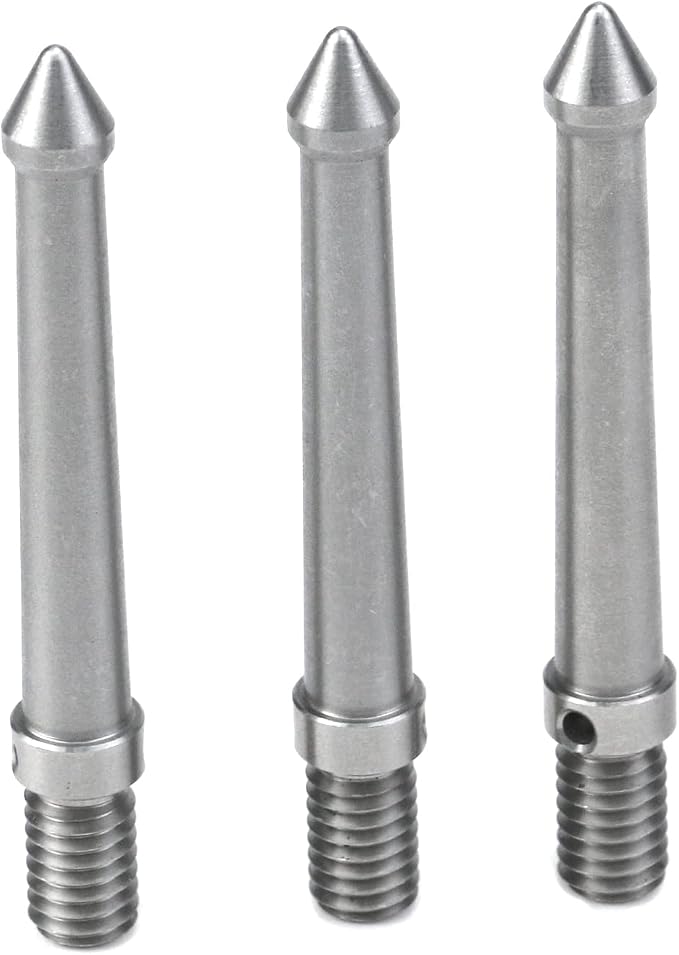 3 Pcs 3/8 Inch Stainless Steel Camera Accessories Tripod Ground Spike Mount - Image 3