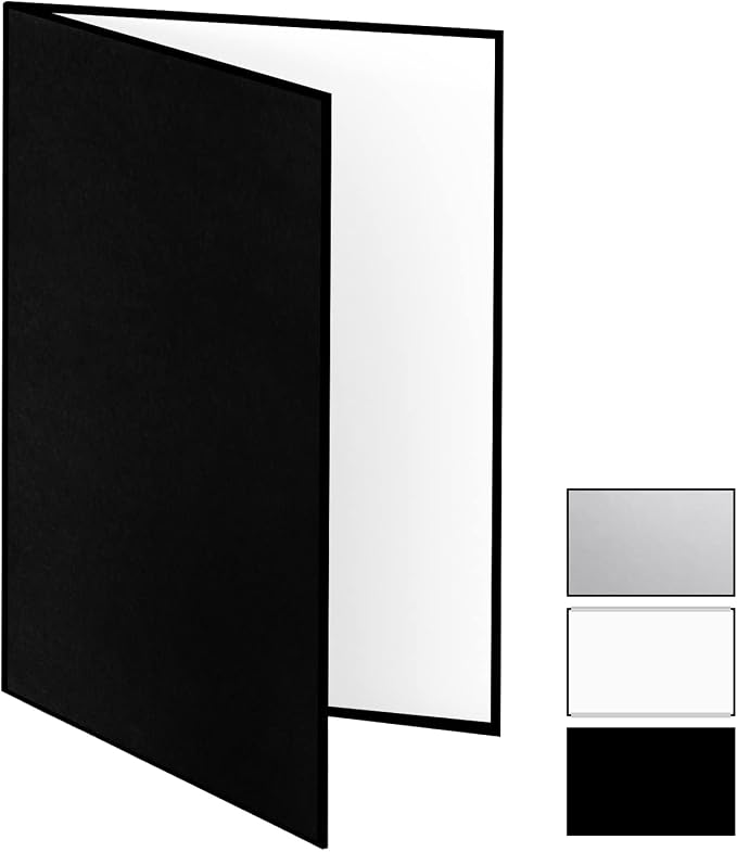 2PCS A3 17x12 Inch Photography Light Reflector Cardboard, 4 in 1 Paper Folding - Image 2