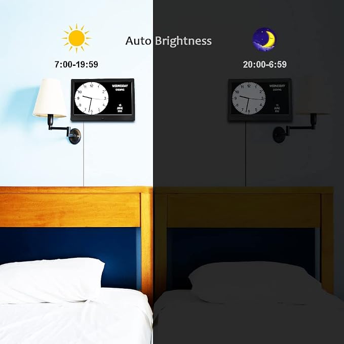 AINFTIME DST Clock with Day and Date - Image 4
