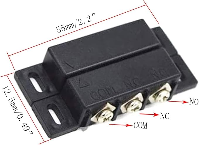MC-31B NC/NO Magnetic Reed Switch Surface Mount Door Window Alarm, Magneti Door - Image 2