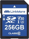 LinkMore 256GB Full-Size SD Card, SDXC Compatible by LinkMore