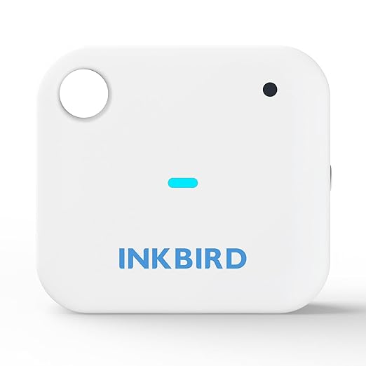 Smart Wi-Fi Temperature and Humidity Sensor, Inkbird Indoor White Hygrometer by Inkbird