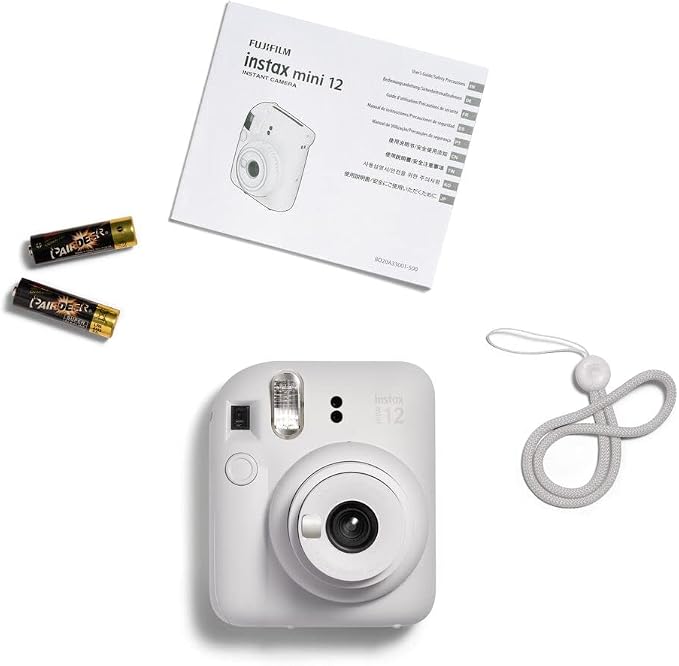 Fujifilm Instax Mini 12 Instant Film Camera, Clay White - Image 7