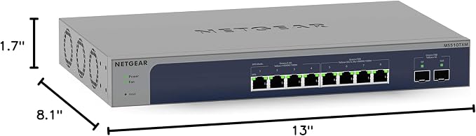 NETGEAR 10-Port 10G Multi-Gigabit Ethernet Smart Switch - Image 7