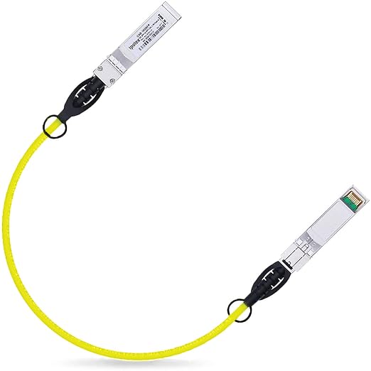 ipolex [Yellow 10G SFP+ Twinax Cable, Direct Attach Copper Passive Cable by ipolexUS