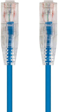 Monoprice Cat6 2ft Blue Component Level Patch Cable UTP 28AWG 550MHz Pure Bare by Monoprice