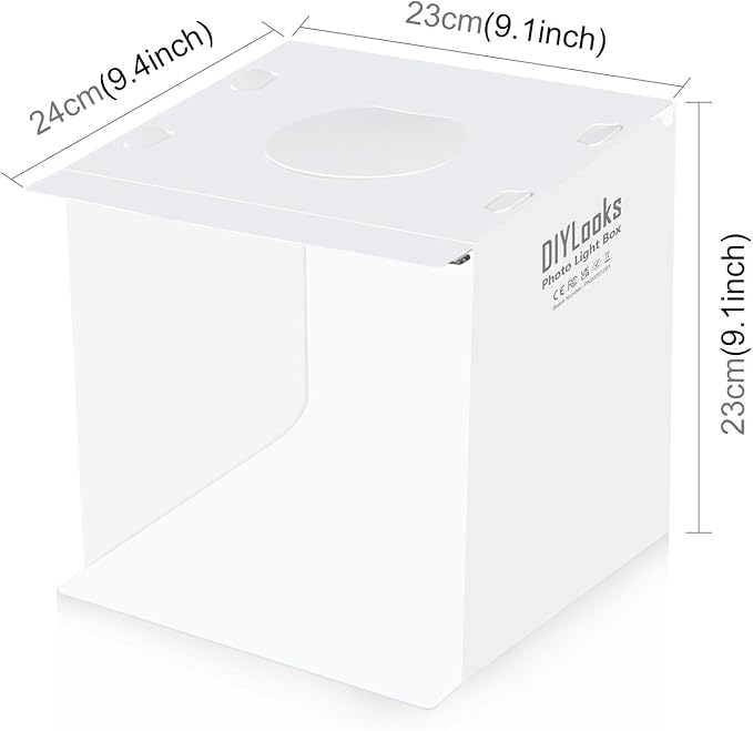 20cm Include 2 LED Panels Folding Portable 1100LM Light Photo Lighting Studio - Image 2