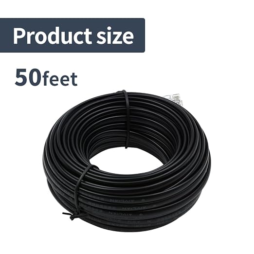 Phone Cable 50 Feet Long Telephone Line Cord - Image 7