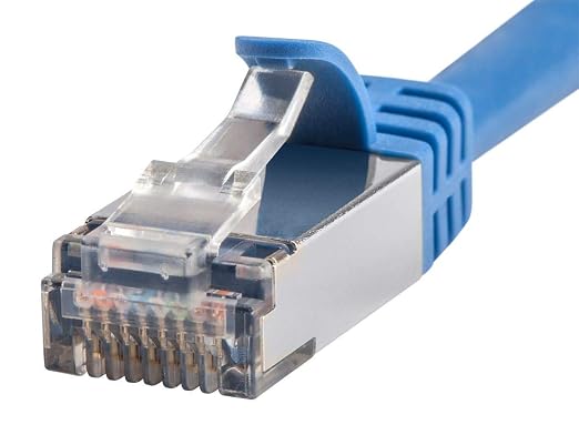 Monoprice Cat7 15ft Blue Patch Cable Double Shielded 26AWG 10G Pure Bare Copper - Image 4