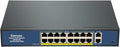 Gigabit PoE Switch 2025 with 16 POE+ Port and 2 Gigabit Uplink Port, by Davuaz