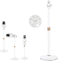 White Adjustable Height Metal Floor Stand by SamIdea