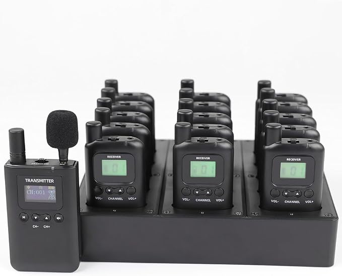 AGJ Wireless Tour Guide System, Tour Guide Headsets, Tour Guide Microphone 1 - Image 2