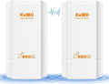 KuWFi 5.8G Wireless Network Ethernet Bridge, Long Range Transmission WiFi by KuWFiSmartWiFi