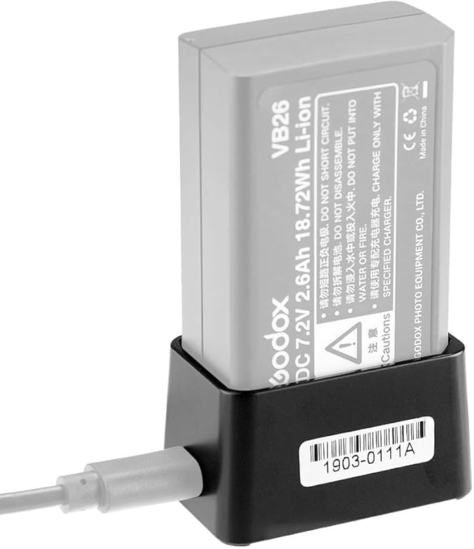 Godox VC26 USB Battery Charger DC 5V Input DC 8.4V Output - Image 5