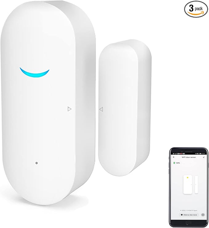 WiFi Door and Window Sensors, Tuya Smart Alarm by SENCKIT