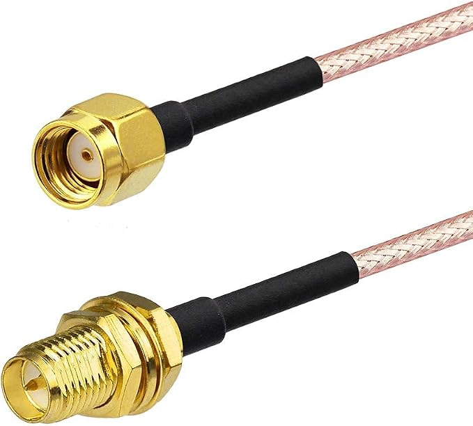 Bingfu WiFi Antenna Extension Cable RP-SMA Male to RP-SMA Female Bulkhead Mount - Image 5