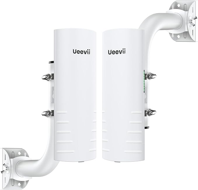 Wireless Bridge Outdoor with 2 Bracket: UeeVii CPE452 Point to Point 5.8G Long by UeeVii