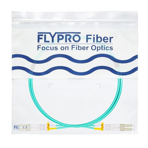 FLYPROFiber- LC to LC Fiber Patch Cable OM3 5M/16ft, Length Options: 0.2m-200m - Image 7