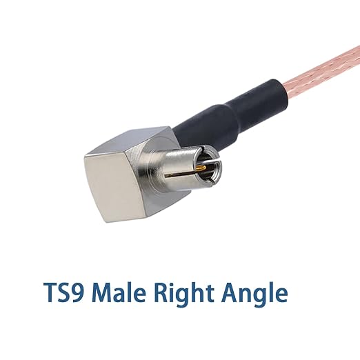 RP SMA Female to Dual TS9 Male Right Angle Connector RF Coax Cable RP SMA - Image 5