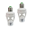 Motion Activated Light Socket, E26 Motion Security Light Bulb Socket Indoor by Taigeguang