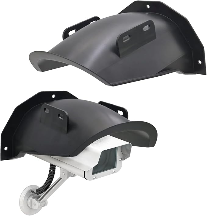 DGQ Outdoor CCTV Camera Top Cover, Weatherproof Glare Protection Cover Sunshade - Image 3