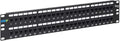 ICC CAT5e Feed-Through Patch Panel, 48 Port, 2U Rackmount, RJ45 Ethernet Patch by ICC