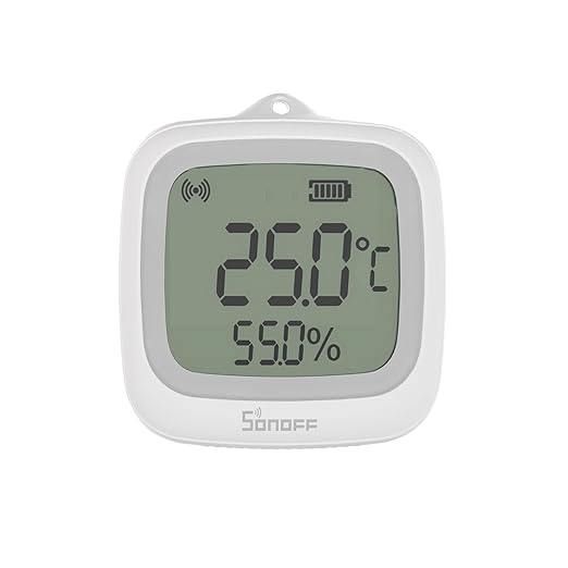 SONOFF SNZB-02WD IP65 Zigbee LCD Smart Temperature Humidity Sensor, Waterproof by SONOFF
