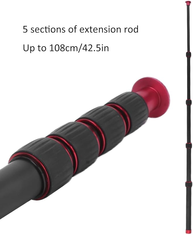 Aluminum Alloy Monopod, 33.5-108cm/13.2-42.5in, Universal 1/4 Screw Tripod - Image 4