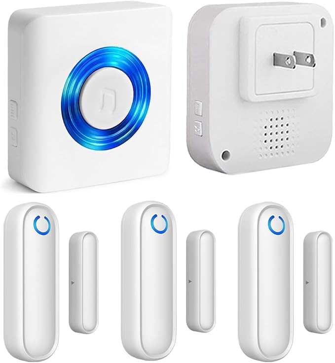 Caregiver Pager Door Alarms for Dementia Patients/Kids Safety/Home Security by Smartconvenientandsafe