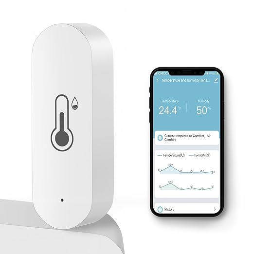 WiFi Temperature Humidity Sensor Smart Hygrometer Thermometer Sensor by DoHome