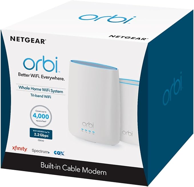 NETGEAR Orbi Built-in-Modem Whole Home Mesh WiFi System - Image 6