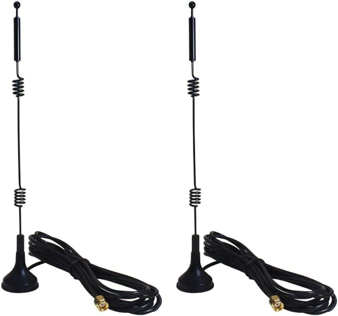 Dual Band Long Range WiFi Antenna, Eifagur 9dbi 2.4GHZ 5GHZ 5.8GHZ RP-SMA by Eifagur-ConnectorTheWorld