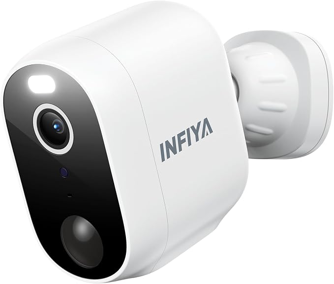 2K 3MP Security Cameras Wireless Outdoor, Battery Powered AI Human Detection by INFIYA