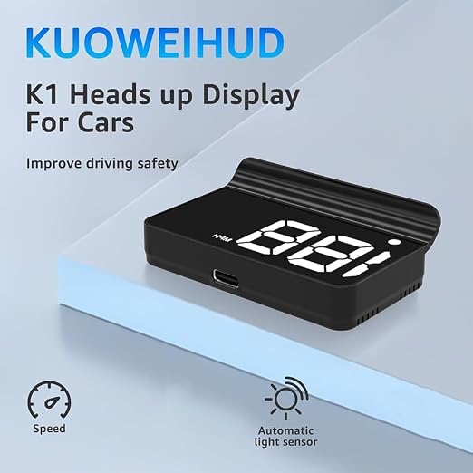 Heads up Display for Cars, Car HUD, Head up Display for Car, Digital GPS HUD - Image 9