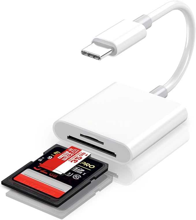 SD Card Reader with Dual Card Slots by Untvie