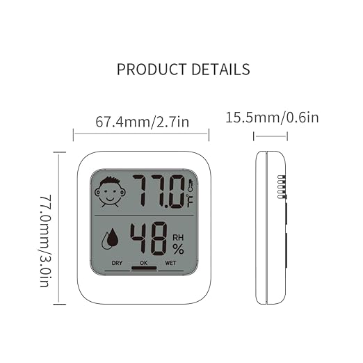 HATUSOKU Digital Thermometer and Hygrometer - Image 7