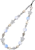 Beaded Phone Charm Lanyard Strap Girly Style Fixed Beads Pearl Lanyards by Staqlo